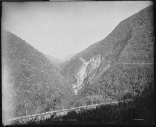 Temasopa [i.e. Tamasopo] Canon, Mexico, among the tunnels