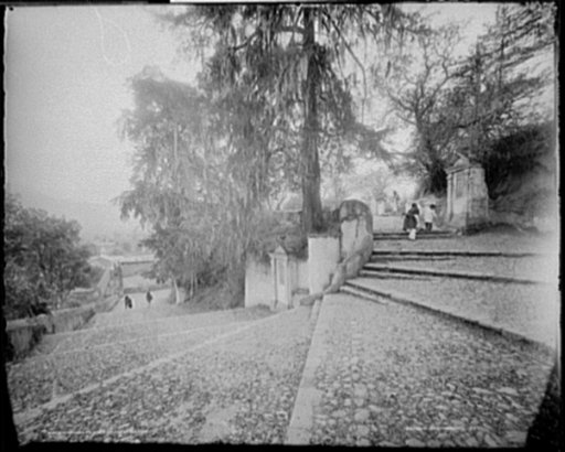 Shrines on Sacramonte [i.e. Sacro Monte, near Amecameca], Mexico