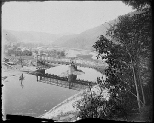 Cheat River at Rowelsburgh [sic