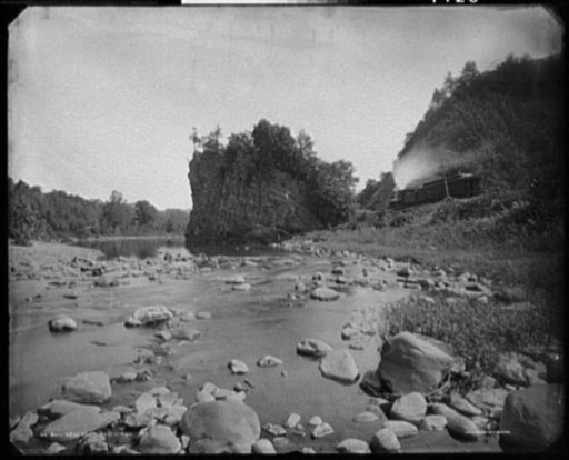Bullneck Rock, east of Piedmont
