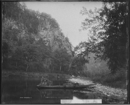 Saltpeter rocks, "trough of the Potomac"