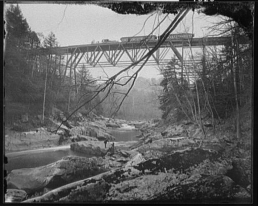 Crossing the Connoquenessing, near Ellwood City