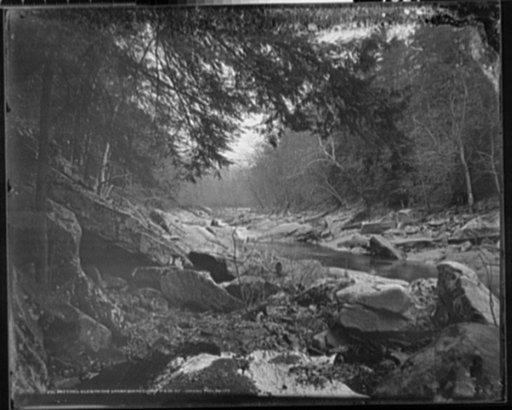 Patton's Glen on the Connoquonessing [i.e. Connoquenessing] P&W Ry.