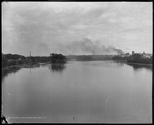 Rockford, Ill., view on the Rock River, below city