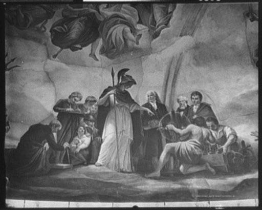 Arts and science, canopy of the rotunda