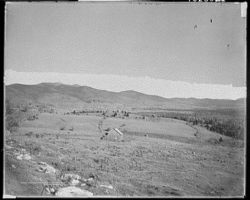 Presidential Range from Bray Hill, Jefferson, White Mountains
