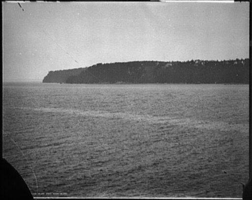 Mackinac Island from Round Island, Michigan
