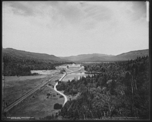 Crawford House from Elephant's Head, White Mountains
