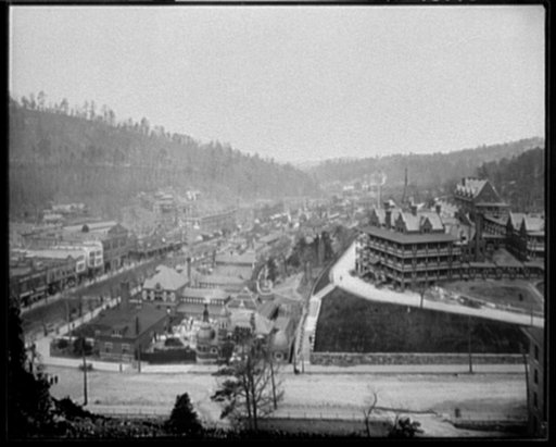 Hot Springs, Ark. from] tower of Eastman Hotel