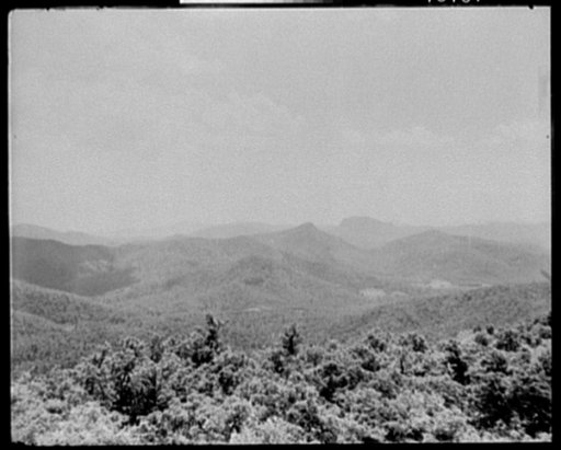 The Blue Ridge from Mt. Toxaway, Sapphire, N.C.