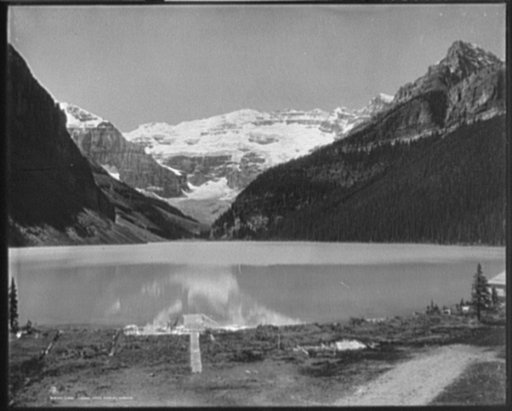 Lake Louise from chalet, Alberta