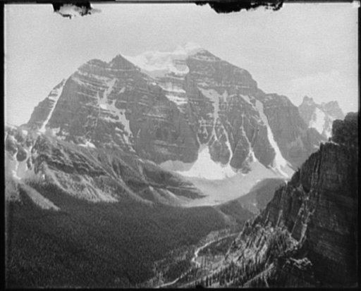 Mt. Temple from the Saddleback, Lake Louise and vicinity, Canada