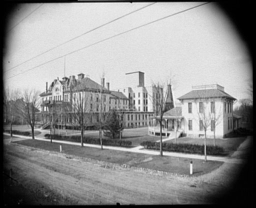 Alma Sanitarium from n.e., Alma, Mich.
