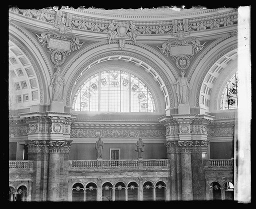 Library [of Congress, main reading room, Washington, D.C.