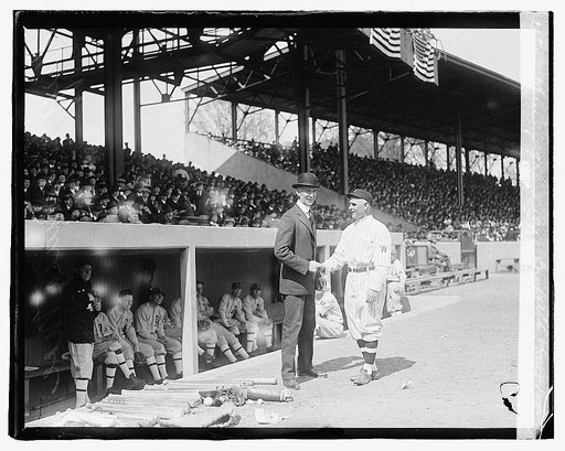 Opening game, 1919 - Griffith & Connie Mack