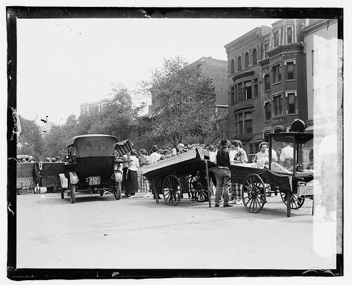 Lunch vendors, Treasury Annex