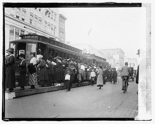 Street scene, 11th and F, NW, [Washington, D.C.