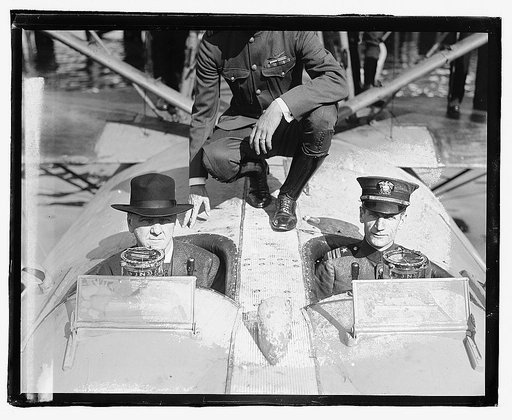 Secty. Daniels and Commander Albert C. Read