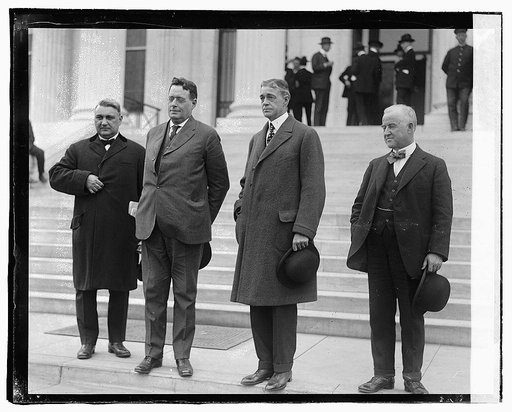 L to R: A.W. Calloway, Thos. F. Brewster, A.R. Hamilton, O.H. Robbins