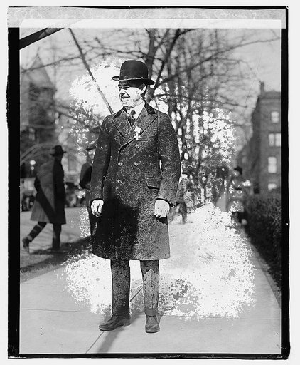 Jus. [i.e., Justice] Costello decorated by prince of Wales