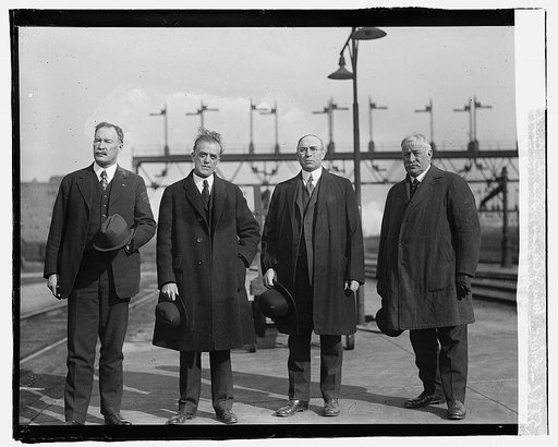 L to R: WM. J. Carss, Jus. G. Cooper, Patrick McLane, WM. J. Burke
