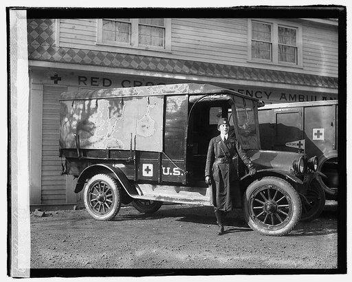 Am. Red Cross motor transport