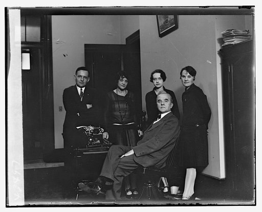 Unidentified group in office
