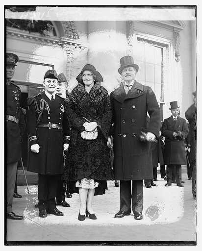 Secty. Hurley & wife, New Year Reception