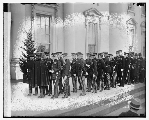 Marine officers, New Year Reception