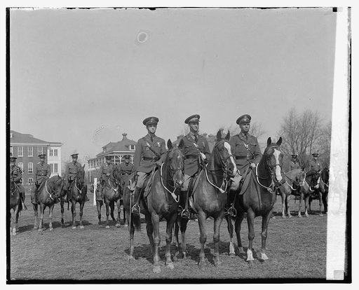 Unidentified military men on horseback
