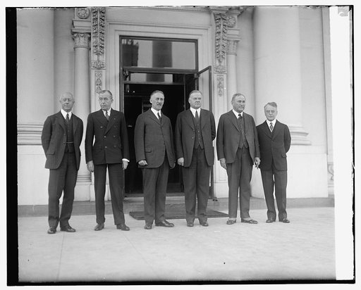 Hoover with Arms Conf. Delegation