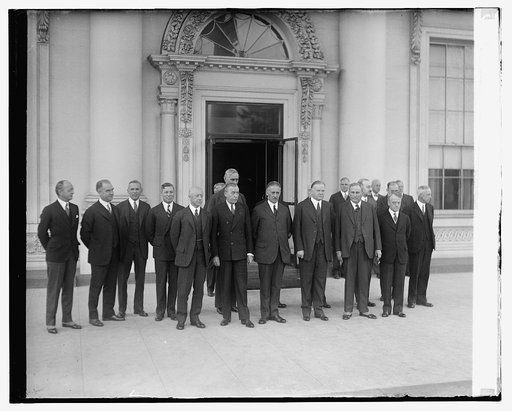 Hoover with Arms Conf. Delegation