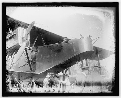 Bolling Field, Hadley Page on polo grounds
