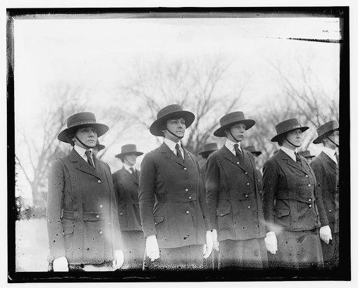 Navy girls on review, [Wash., D.C.