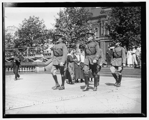 Gen. Pershing's arrival, Wash. D.C.