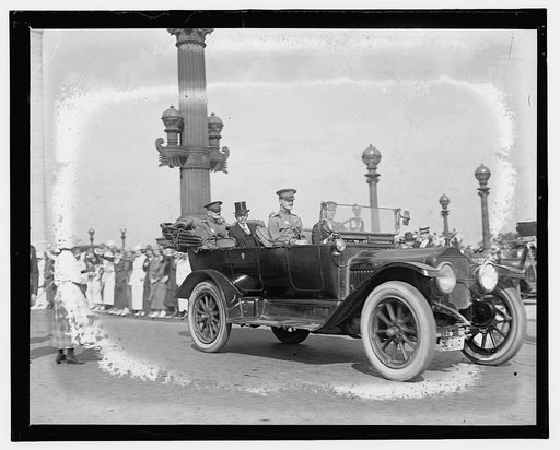 Gen. Pershing's arrival, Wash. D.C.