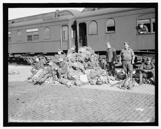 1st Div. boys, World War I