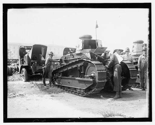 World War I tank, Wash. D.C.