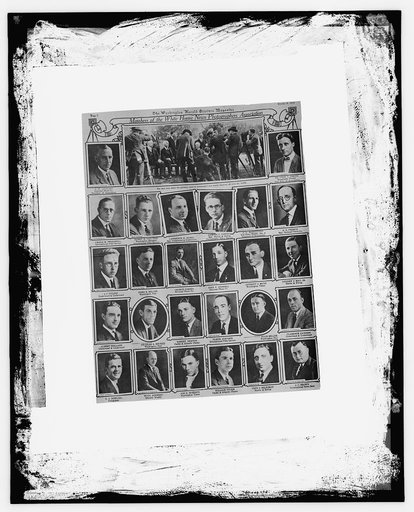 Page from the Washington Herald Gravure Magazine: "Members of the White House News Photographers Association, October 8, 1922"