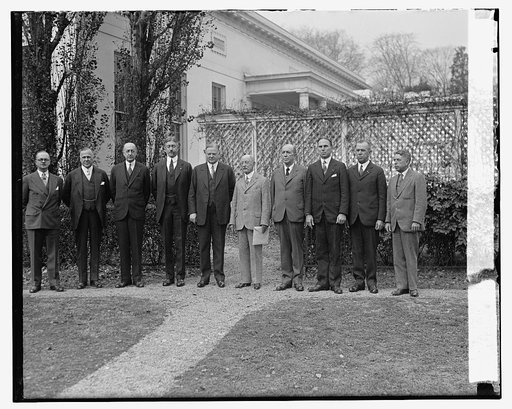 Pres. Hoover and group