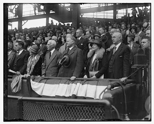 Pres. H. Hoover at ballgame