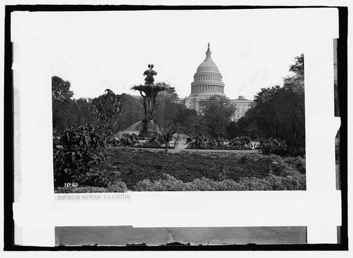 Capitol from botanical gardens