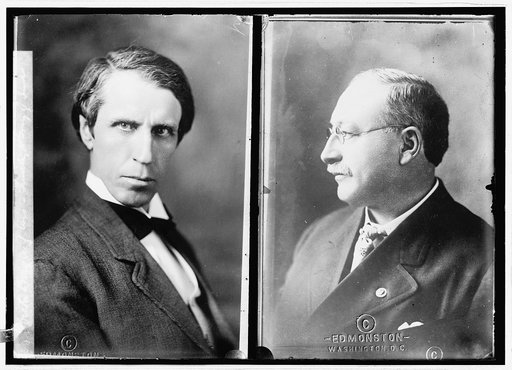 Victor Berger of Wis [right]; Finly H. Gray of Ind. [left