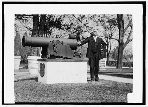 J.F. Schnell, Supt. Battle cemetery