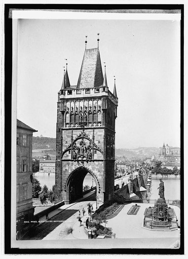 Prag., Austria. Old town bridge tower