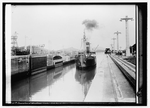 Panama Canal. Miraflores Lock