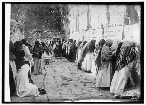 Jerusalem, at the Wailing Wall on Friday