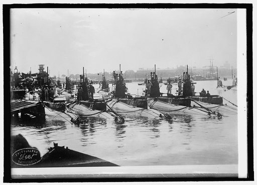 English submarine flotella at Plymouth