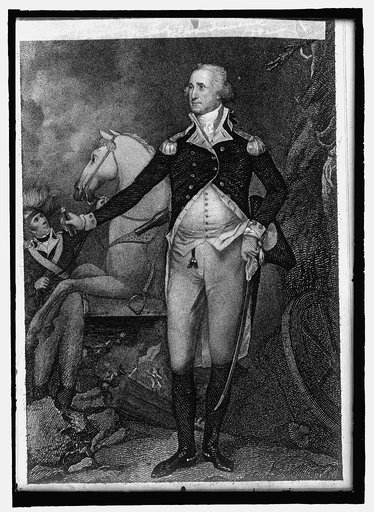Washington at Trenton, painted by Col. John Trumbull, 1792