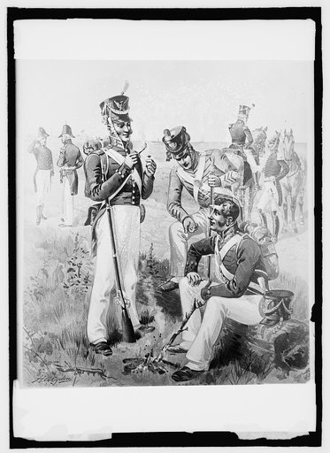 U.S. Army uniform, 1813-21, Artillery, [...] rifle, [...], cadets